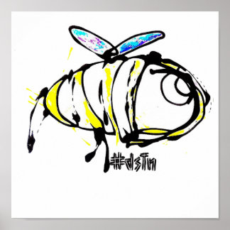 Kanvastryckets bidesign poster