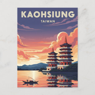 Kaohsiung Taiwan Travel Vykort