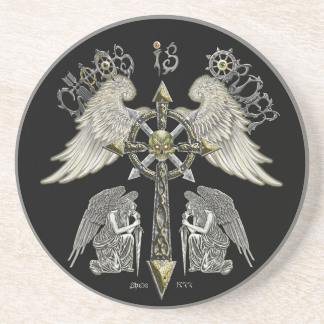 Kaos är beställer underlägg (Framsidan)