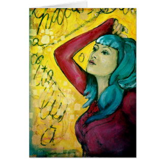 Kaos är endast en katalysator hälsningskort