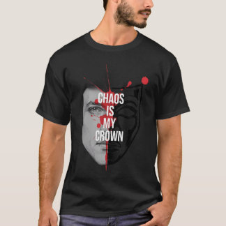 Kaos Är Min Krona – Fet Splittrad Ansikte Streetwe T Shirt