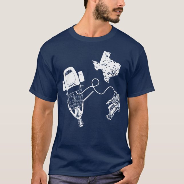 Kaos Carmel i rymden T Shirt (Framsida)