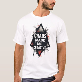 Kaos Gjorde Mig Kreativ Tröja för Män | Urban Grun