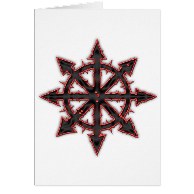 Kaos Hälsningskort (Framsidan)