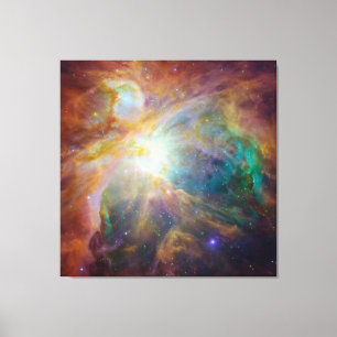 Kaos i Orions hjärta Spitzer Hubble-komposit Canvastryck