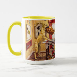 Kaos julbord mugg