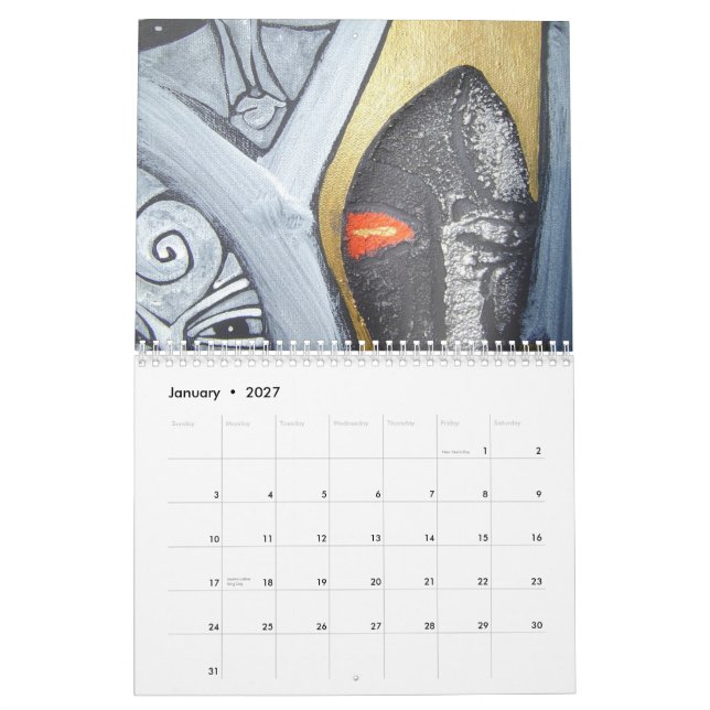kaos kalender (Jan 2027)