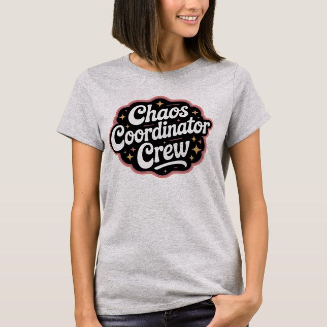 Kaos Koordinator Crew T Shirt (Framsida)