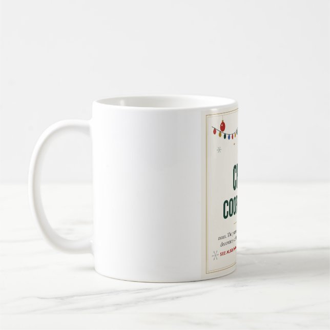 Kaos Koordinator Kaffe Mugg - Roligt Jul Gåva (Vänster)