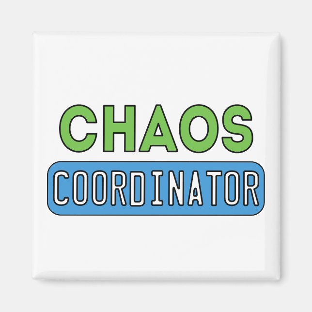Kaos Koordinator Magnet (Framsidan)