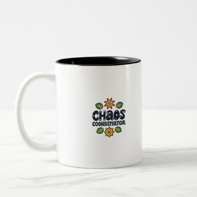 Kaos Koordinator Mamma Pappa special Två-Tonad Mugg (Vänster)