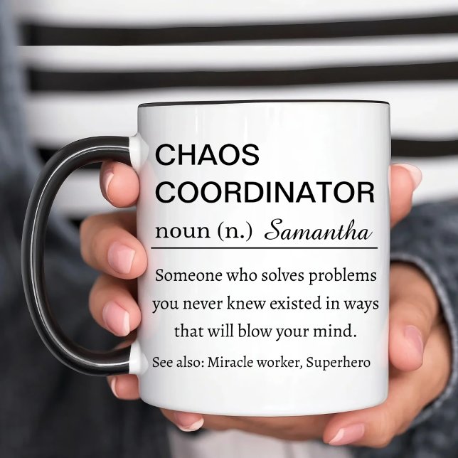 Kaos Koordinator Mugg (Skapare uppladdad)