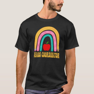 Kaos Koordinator Rainbow Penna Tillbaka Till Skola T Shirt