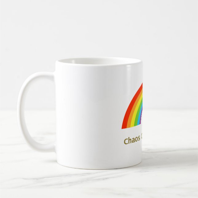 Kaos Koordinator Regnbåge Kaffemugg (Vänster)