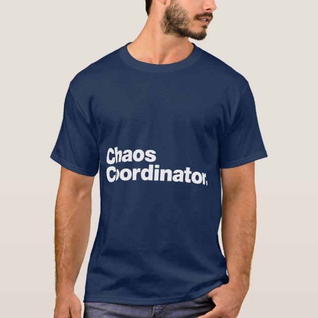 Kaos Koordinator rolig T Shirt (Framsida)