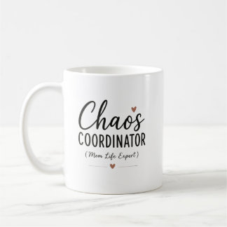 Kaos Koordinator Roligt Namn Rolig Mamma Kaffemugg