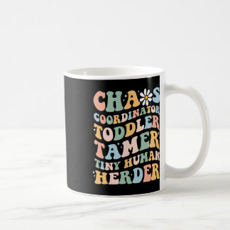 Kaos Koordinator Småbarn Tämjare Liten Människohjä Kaffemugg