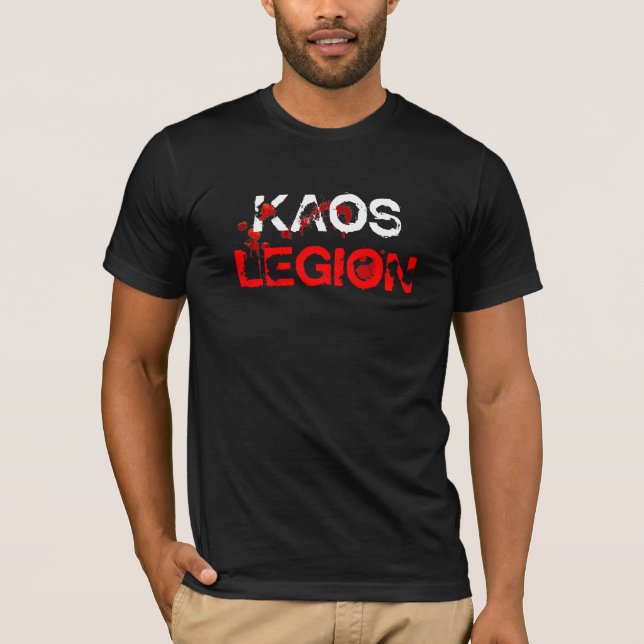 Kaos legiont-skjorta tee shirt (Framsida)
