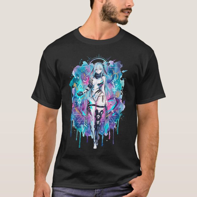 Kaos Noll Mardröm Narja Mental Förbindelse Wyrm T Shirt (Framsida)
