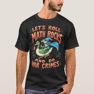 Kaos Rulla Groda Trollkarl Math Stenar Bordsskiva T Shirt