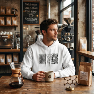 Kaos till Ordning Abstrakt Geometrisk Hoodie