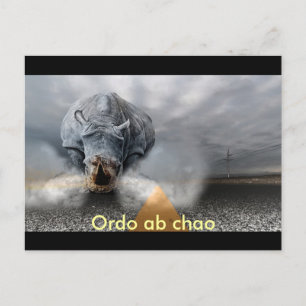 kaos vykort