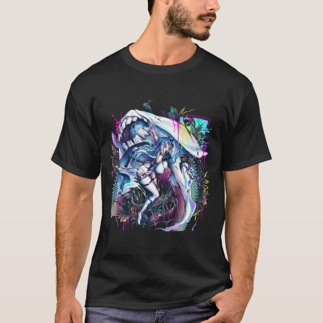 Kaos Zero Mardröm Narja Mental Förbindelse Wyrm T Shirt (Framsida)