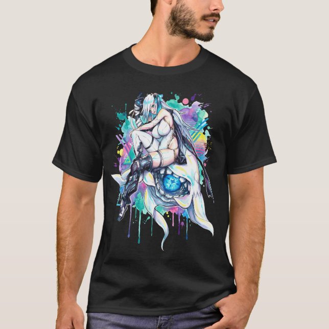 Kaos Zero Mardröm Narja Mental Förbindelse Wyrm T Shirt (Framsida)