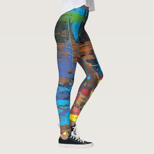 kaosdamasker leggings (Höger)