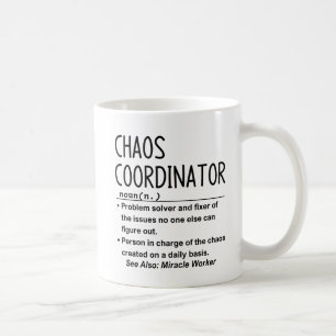Kaoskoordinator kaffemugg