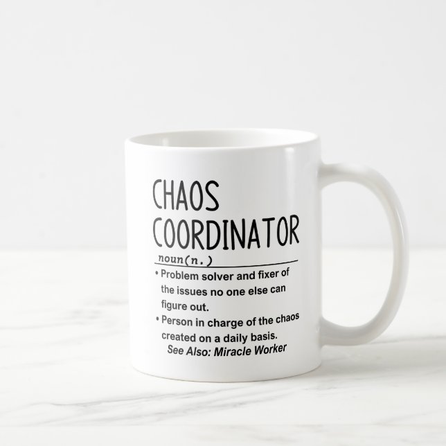 Kaoskoordinator  kaffemugg (Höger)