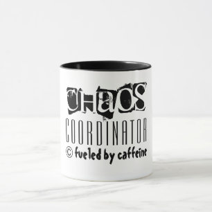 KAOSKOORDINATOR SOM TANKAS AV KOFFEIN MUGG