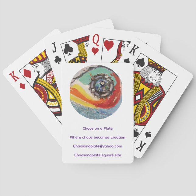 Kaosspelkort – Virvelväxelutgåva Casinokort (Baksidan)