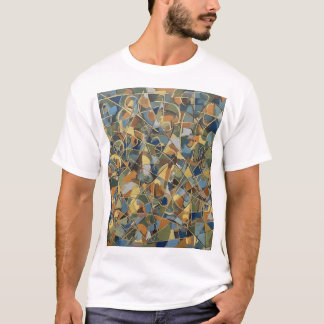 Kaotisk Abstrakt Konst T-Shirt
