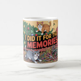 Kaotiska julkatten kaffemugg