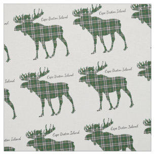 Kap Breton Island moose tartan väv Tyg