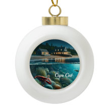 Kap Cod Marine Beach House - jul Ornament