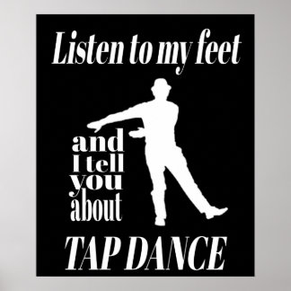 Kap Dance - lyssna på min knapp för matningshjälp Poster