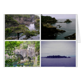 Kap Flattery collage notecard Hälsningskort