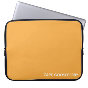 Kap Gooseberry gult färg namn Laptop Fodral
