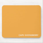 Kap Gooseberry gult färg namn Musmatta<br><div class="desc">Kap Gooseberry,  även kallat Physalis,  är en nattskadlars planta,  vars bär växer i en skyddande papperslapp. Här är den utpräglade varma gulten färg i berget ge dess namn till en av Nomencolers namnteckning skuggor.</div>