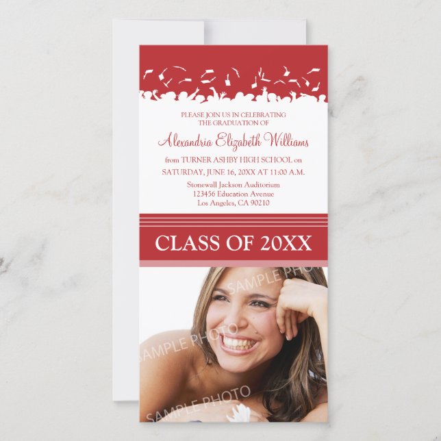 Kap & guldkungörelse i Studenten (röd) (Framsida)