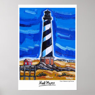 Kap Hatteras fyr Poster