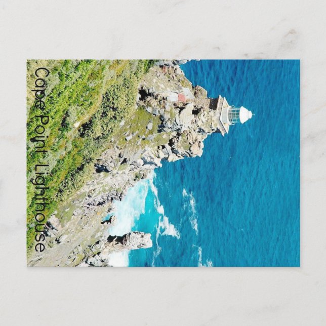 Kap Point-fyr, södra Afrikan Vykort (Framsida)