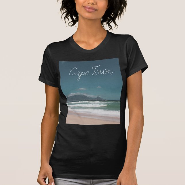 Kap Town-berget Bord T Shirt (Framsida)