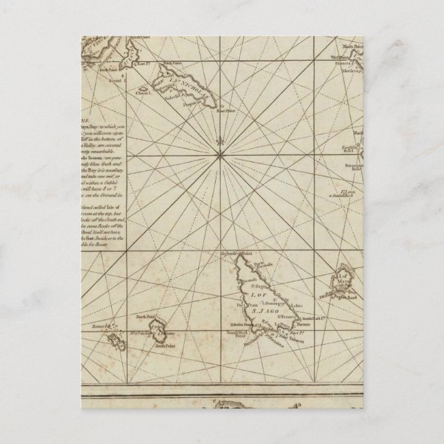 Kap Verd-öarna Vykort (Framsida)