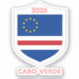 Kap Verde 2026 VM Klistermärken