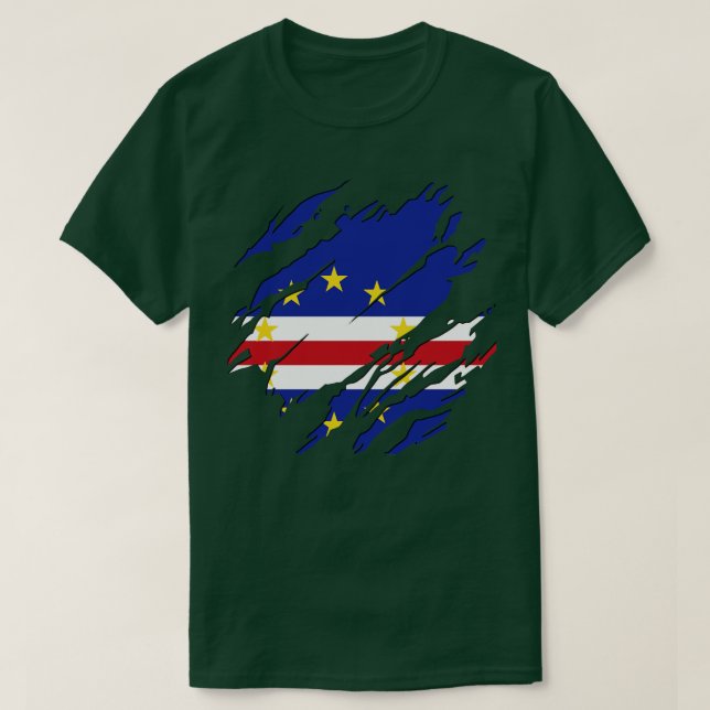 Kap Verde alltid T Shirt (Design framsida)