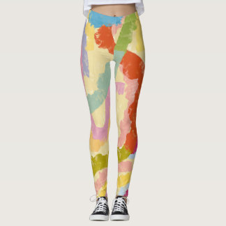 Kap Verde Badja-dans Abstrakt Illustration Leggings