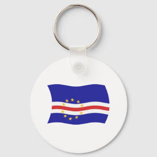 Kap Verde Flagg Nyckelring